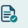 Vier Icons für Gesprächsdauer, Vorbereitung, Gesprächsinhalte und Bestätigung eines Prozess-Checks.