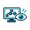Sechs Icons für Systemintegration, Dokumentenverarbeitung, KI, Workflow-Automatisierung, Zusammenarbeit und Prozessüberwachung.